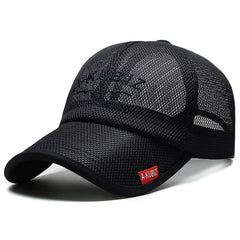Summer Hats For Men And Women Mesh Baseball Caps Fashion Embroidered Visor Hat Outdoor Embroidered Letter Sun Protection Hat
