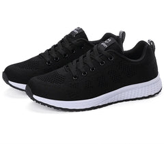 Women Casual Sneakers Fashion Breathable Mesh Flat Shoes Women's Outdoor Comfortable Non-slip Walking Shoes Tenis Feminino