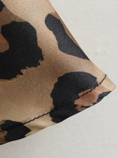 Mooyufon 2024 Women Fashion Leopard Print Skirt Vintage High Waist Midi Skirts Elegant Women Summer Casual Streetwear Skirt