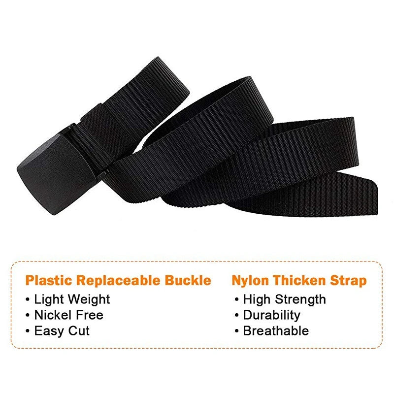 100-120cm Military Automatic Buckle Nylon Belt Outdoor Hunting Multifunctional Tactical Canvas Belt High Quality Men Belt