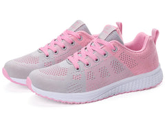 Women Casual Sneakers Fashion Breathable Mesh Flat Shoes Women's Outdoor Comfortable Non-slip Walking Shoes Tenis Feminino