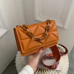 Fashion Women Shoulder Bag Handle Handbags PU Leather Women Flap Bag Female Large Capacity Vintage Casual Crossbody Bag