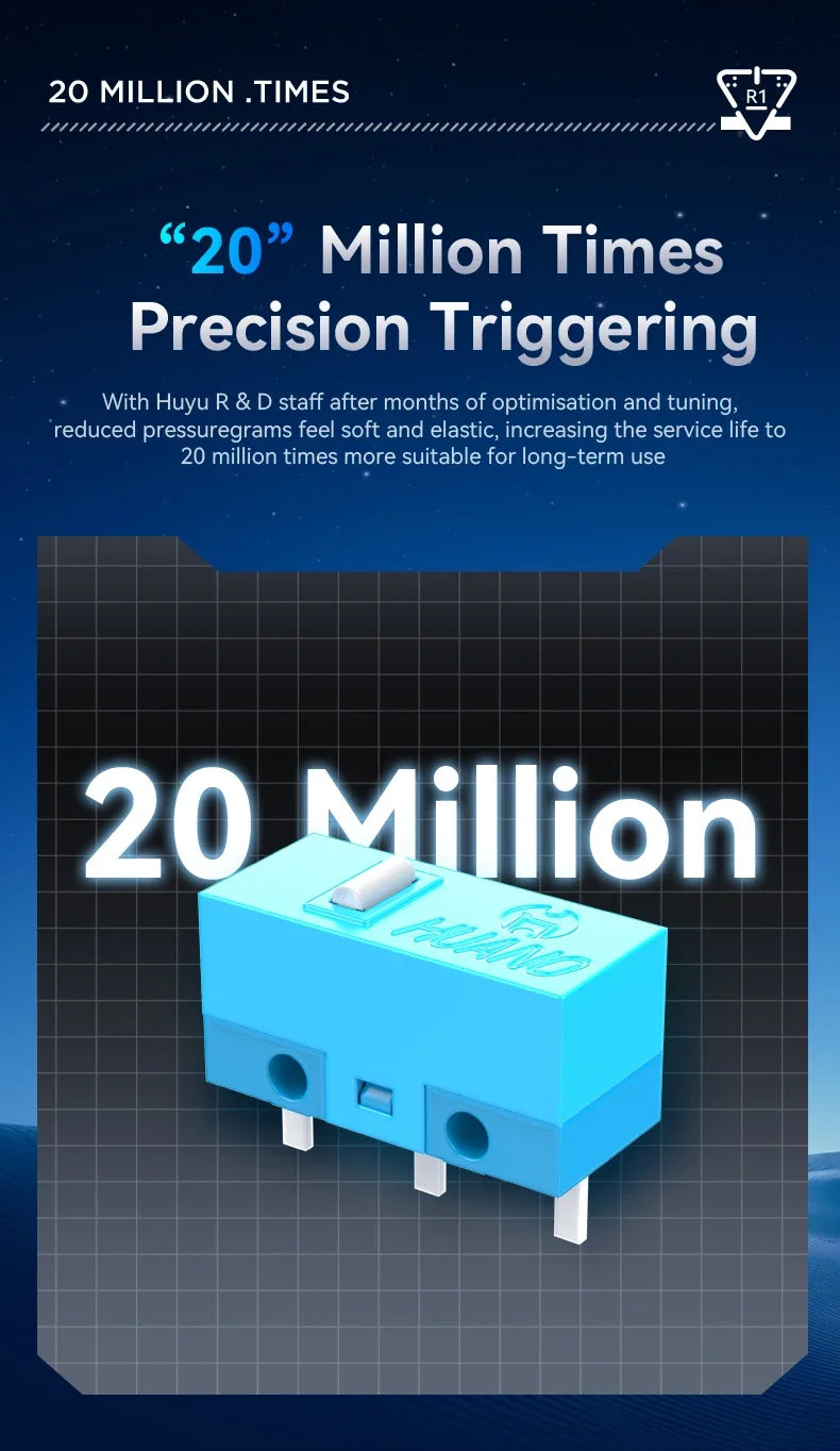 Attack Shark R1 18000dpi Wireless Bluetooth Mouse, Ultra Lightweight Ergonomic Design Mouse, PAW3311 Macro Gaming Mouse