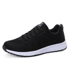 Women Casual Sneakers Fashion Breathable Mesh Flat Shoes Women's Outdoor Comfortable Non-slip Walking Shoes Tenis Feminino