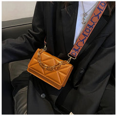 Fashion Women Shoulder Bag Handle Handbags PU Leather Women Flap Bag Female Large Capacity Vintage Casual Crossbody Bag