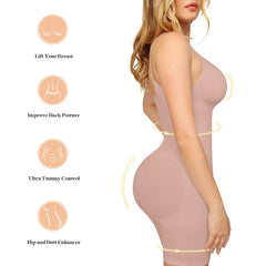 Colombianas Seamless Women Sculpting Bodysuit  Push Up Butt Lifter Thigh Slimmer Slimming Underwear Body Shaper Shapewear