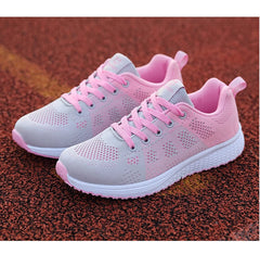Women Casual Sneakers Fashion Breathable Mesh Flat Shoes Women's Outdoor Comfortable Non-slip Walking Shoes Tenis Feminino