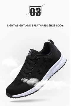 Women Casual Sneakers Fashion Breathable Mesh Flat Shoes Women's Outdoor Comfortable Non-slip Walking Shoes Tenis Feminino