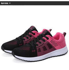 Women Casual Sneakers Fashion Breathable Mesh Flat Shoes Women's Outdoor Comfortable Non-slip Walking Shoes Tenis Feminino