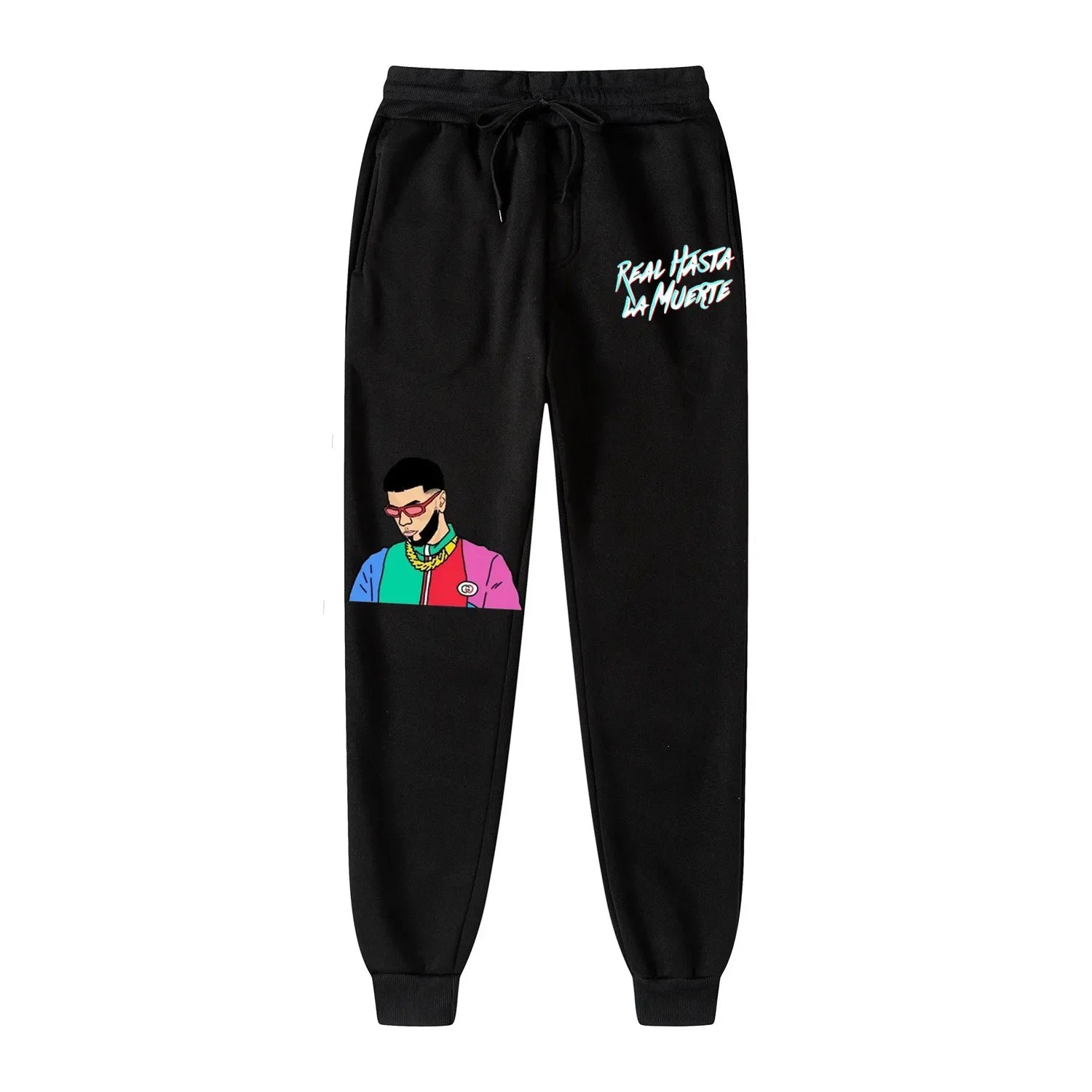 2023 Anuel AA New Pants Men Brand Real Hasta La Muerte Sweatpants  Men Pantalon Homme Jogger Hombre Streetwear Men Pants