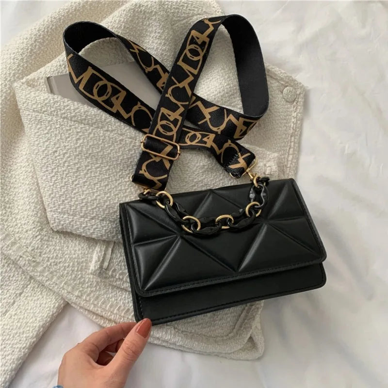 Fashion Women Shoulder Bag Handle Handbags PU Leather Women Flap Bag Female Large Capacity Vintage Casual Crossbody Bag