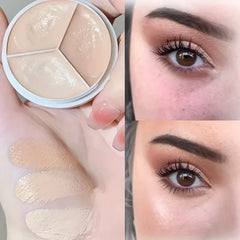 Three Color Concealer To Cover Spots Pimples Black Eye Circles Lacrimal Groove Repair Foundation Make Up And Makeup Makeup