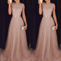 Elegant Prom Gowns Sequin Dress