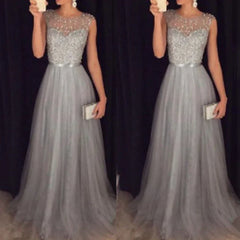 Elegant Prom Gowns Sequin Dress