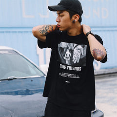 Hip Hop Hands Printed Short Sleeve T Shirts