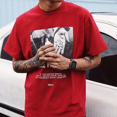 Hip Hop Hands Printed Short Sleeve T Shirts