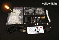 Small Version GuangZhou Tower Diy Kit Music Spectrum Lamp Diy Light Cube Kit Electronic DIY Production Parts