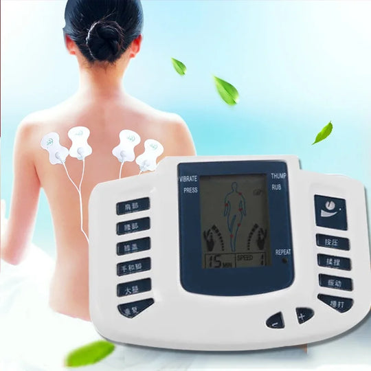 G Active Electric TENS Body Massager Portable Muscle Massage Device for Neck, Back &amp; Feet