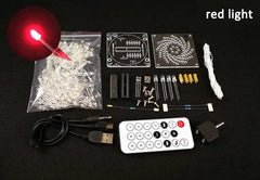 Small Version GuangZhou Tower Diy Kit Music Spectrum Lamp Diy Light Cube Kit Electronic DIY Production Parts
