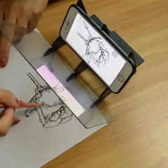CHIPAL Tracing Drawing Board Waterproof Tablet Specular Mirror Reflection Dimming Graphic Art Copy Board Pad for iphone Phone