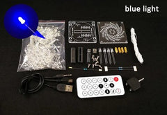 Small Version GuangZhou Tower Diy Kit Music Spectrum Lamp Diy Light Cube Kit Electronic DIY Production Parts