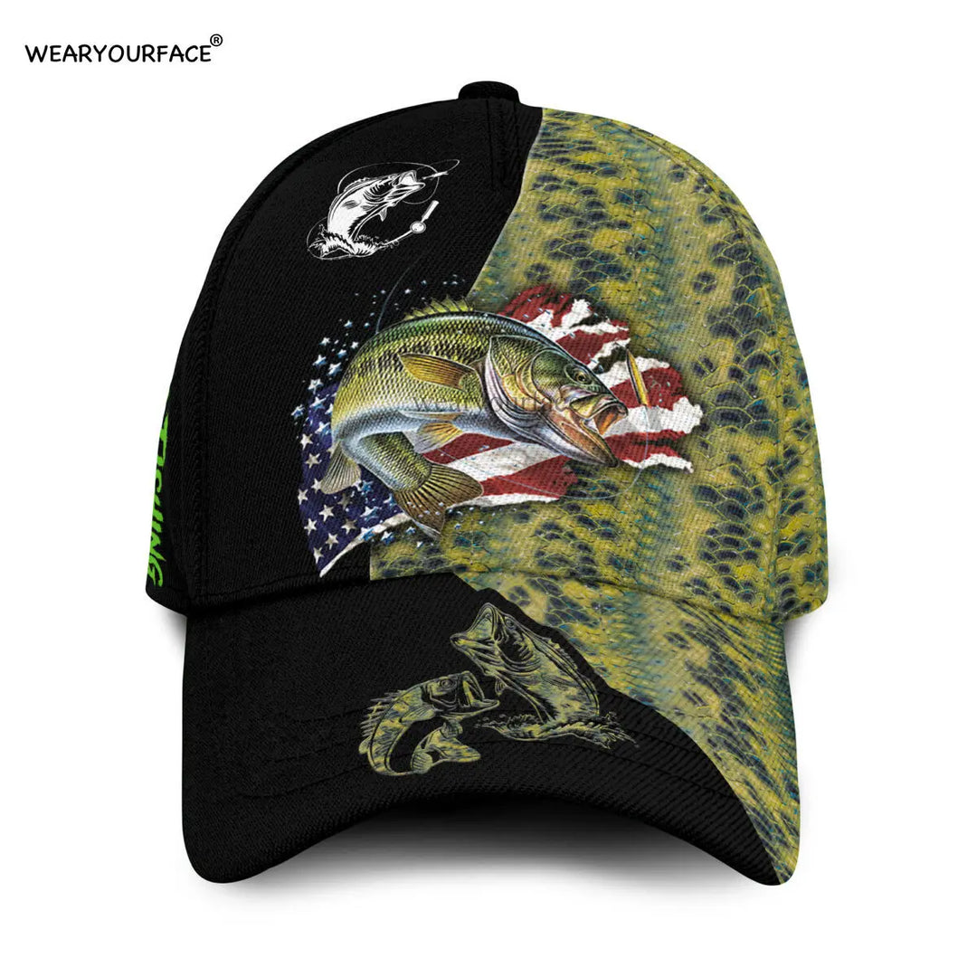 G Style Wildlife Print Baseball Cap Adjustable Breathable Snapback Hat for Men &amp; Women