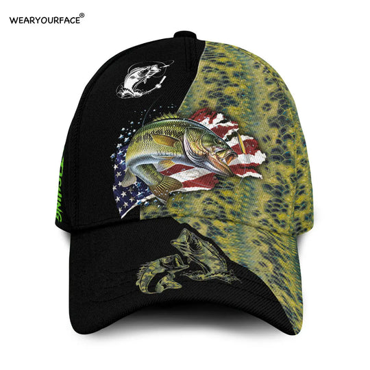 G Style Wildlife Print Baseball Cap Adjustable Breathable Snapback Hat for Men &amp; Women