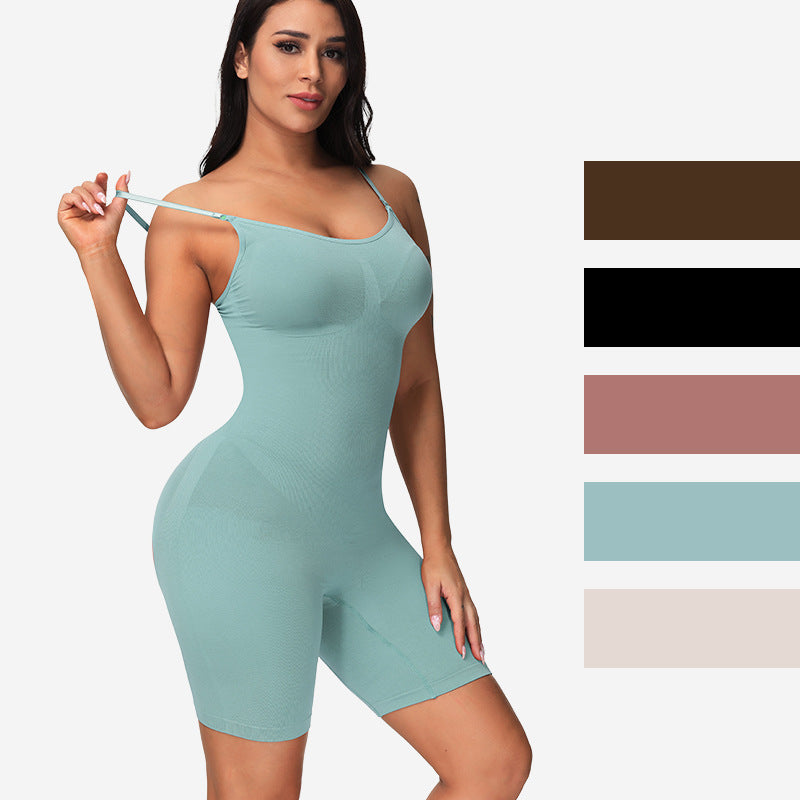 Cross-Border Seamless One-Piece Corset Women's Belly Contracting and Hip Lifting Shaping Intimates Stretch Bodybuilding Corset