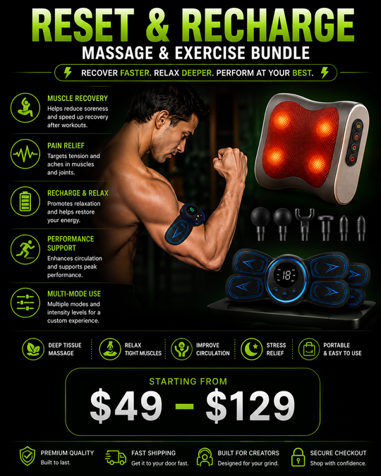 G Lifestyle System Reset &amp; Recharge Bundle Recovery, Wellness &amp; Self-Care Essentials