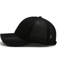 Men'S New Fashion Baseball Cap Summer Breathable Full Net Shade Fishing Cap Outdoor Leisure Sports Cap