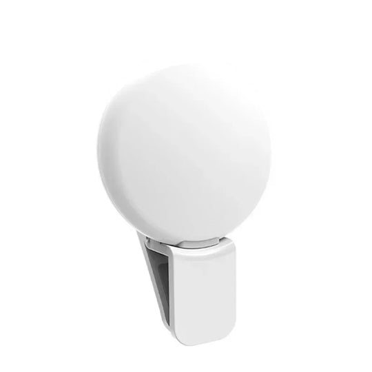 G Creator Portable LED Selfie Ring Light Clip Rechargeable Phone Light with 3 Brightness Levels