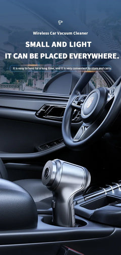 95000PA Car Vacuum Cleaner  Wireless Powerful Cleaning Machine Auto Robot Car Accessories Home Appliance Strong Suction As Gift