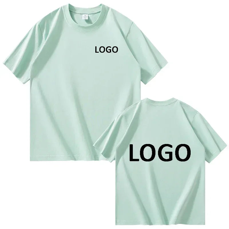 G Style Custom Printed Cotton T-Shirt Unisex Short Sleeve Crew Neck Graphic Tee