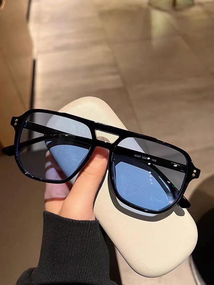 G Style Oversized Square Sunglasses Unisex Vintage UV400 Fashion Eyewear