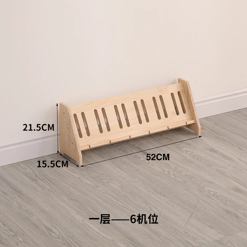 G Workspace Advanced Wooden Phone Stand with Charging Slot Desktop Mobile Holder for Streaming &amp; Desk Setup