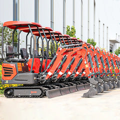 Factory Price 1.2 ton Mini Crawler Digger 1000 kg Small Excavator Chinese Manufacturer Mini Excavator Kubota Customizable Sale