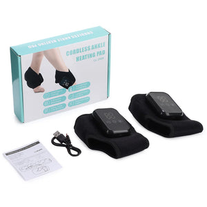 G Active Electric Ankle & Foot Massager with Heat Temperature-Controlled Foot Massage Wrap