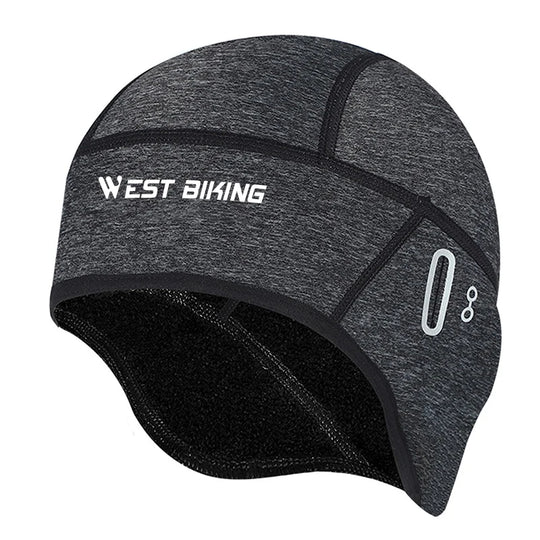 G Active Winter Thermal Cycling Skull Cap Windproof Fleece Helmet Liner for Men