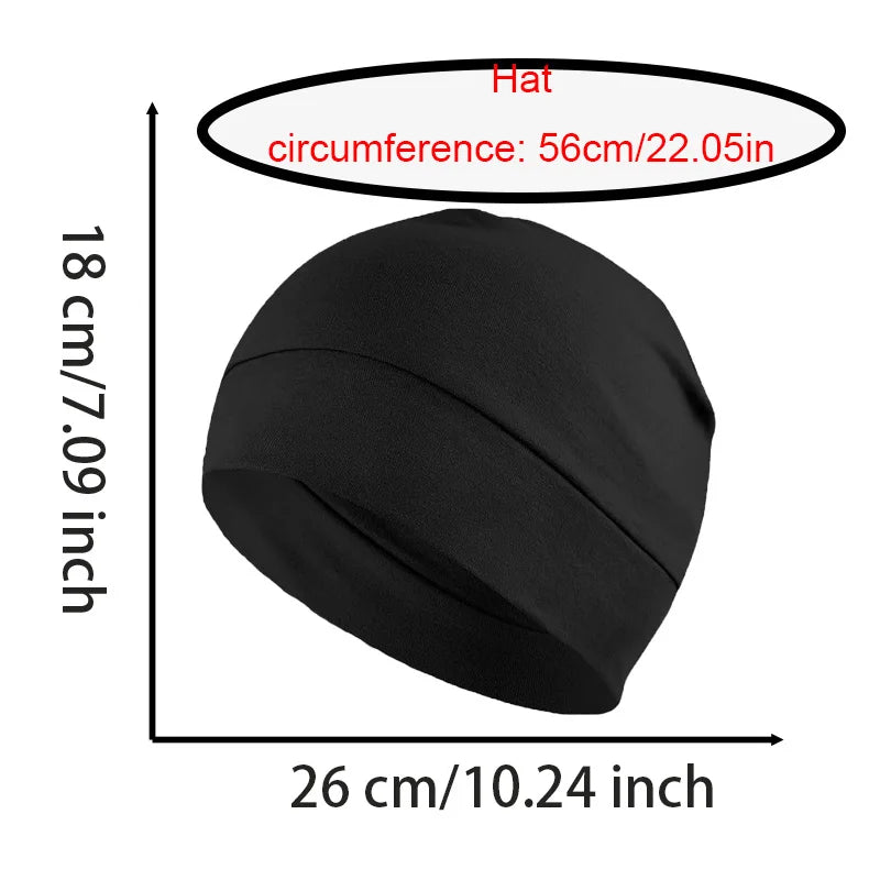 G Active 2-Pack Lightweight Skull Caps Breathable Unisex Beanie Helmet Liners