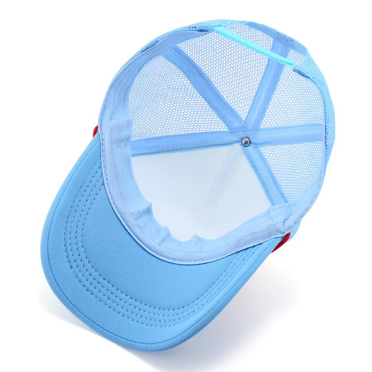 G Style Retro Mesh Trucker Cap Adjustable Breathable Baseball Hat for Casual Wear &amp; Cosplay