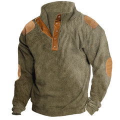 Europe and The United States New Men's Outdoor Jacket Autumn and Winter Corduroy Casual Stand Collar Long Sleeve Hoodie S-5XL