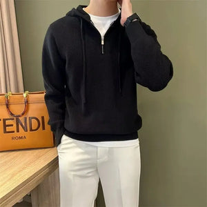 G Style Men's Full-Zip Hooded Sweatshirt Casual Zip-Up Hoodie Jacket