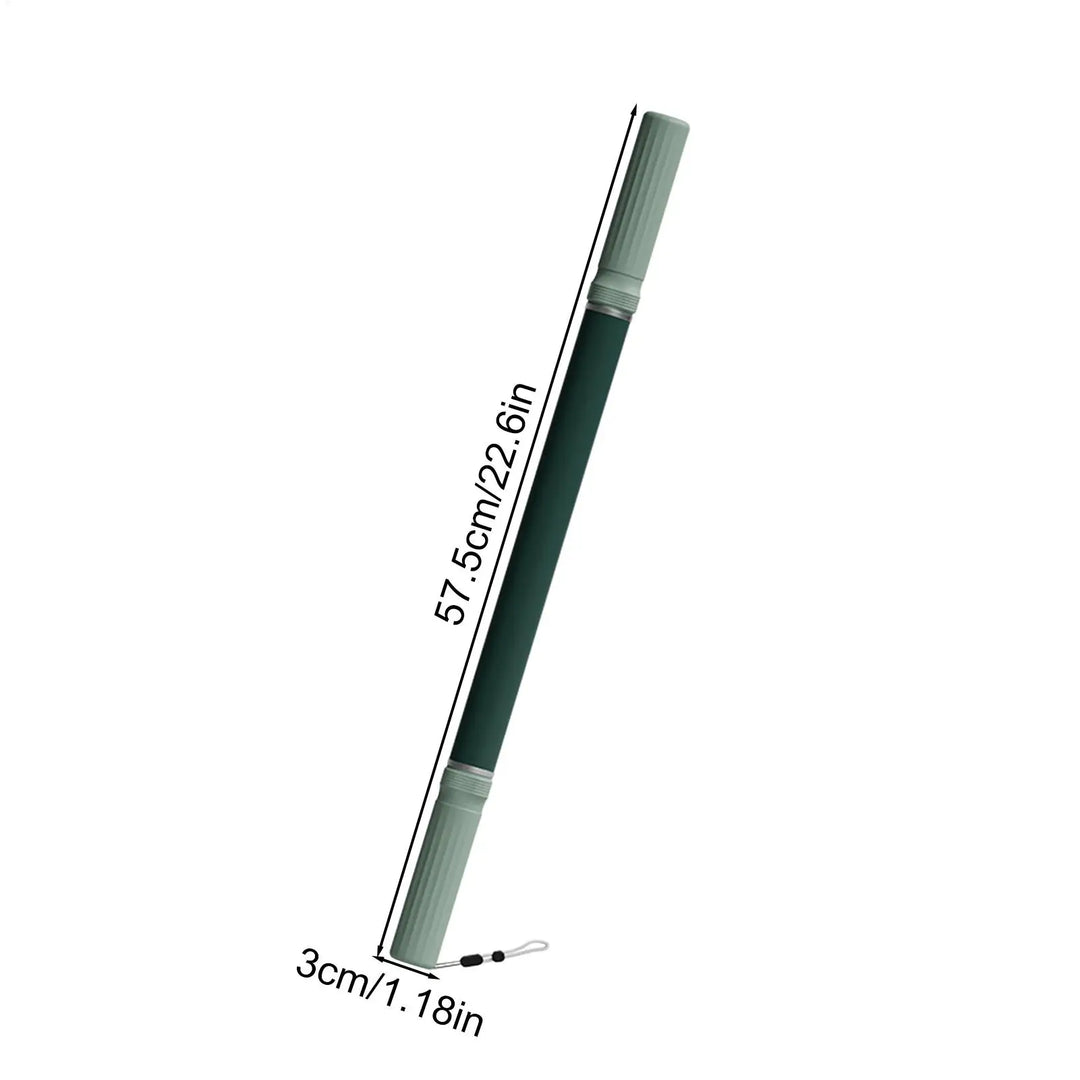 G Active Yoga Stretching Stick &amp; Massage Roller Ergonomic Fitness Tool for Home Workouts