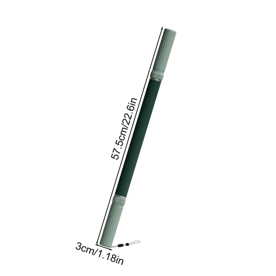 G Active Yoga Stretching Stick &amp; Massage Roller Ergonomic Fitness Tool for Home Workouts
