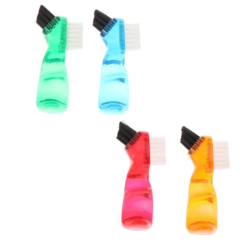 G Care Denture Cleaning Brush Ergonomic Multi-Bristle Oral Care Brush for Dentures &amp; Retainers