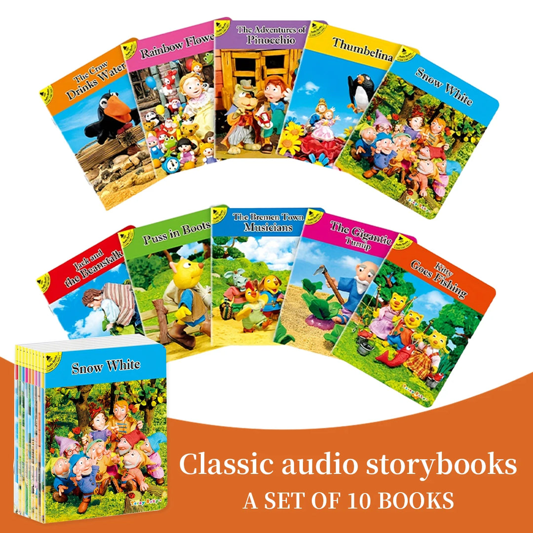A Set Of 10 Classic Fairy Tale Books For Kids Colorful Tales