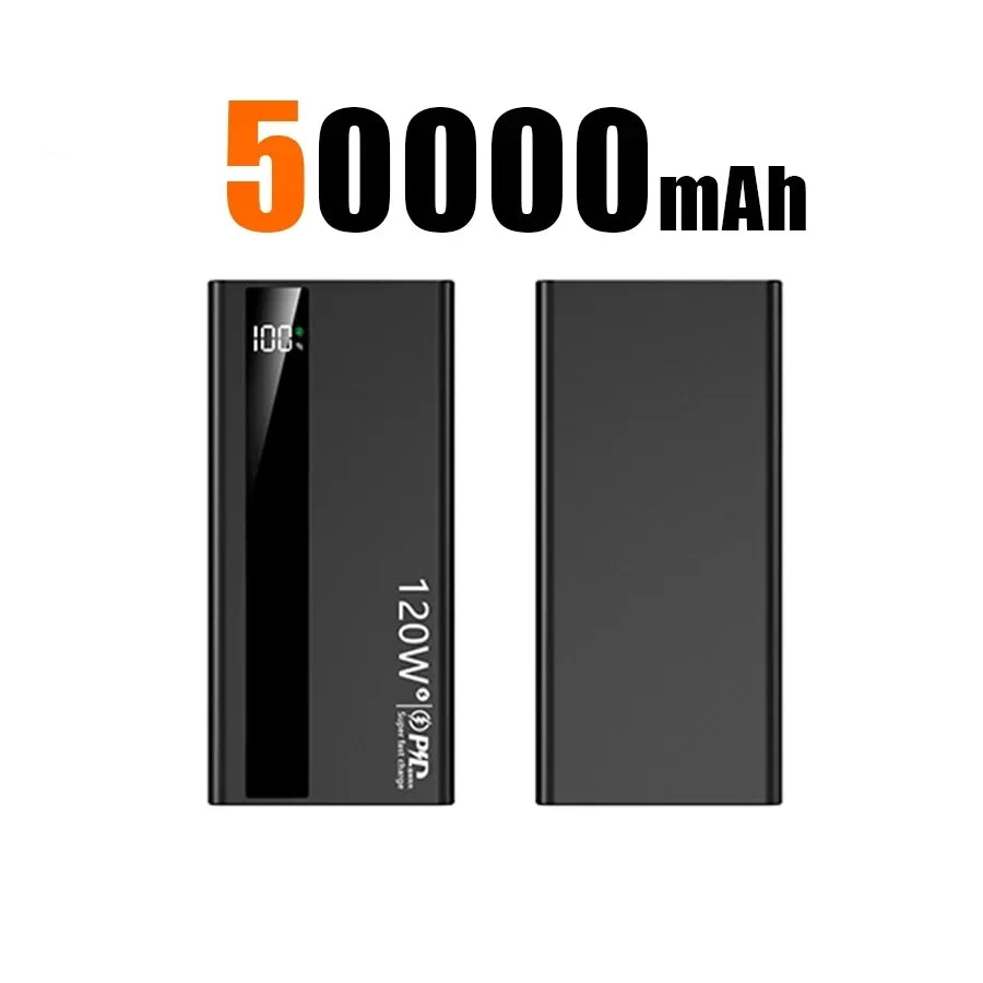G Creator 120W Fast Charging Power Bank High-Capacity Portable Charger with PD 20W for Phones &amp; Tablets
