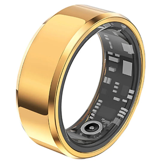 G Active Gold Smart Health Ring for Men &amp; Women Bluetooth Heart Rate, Blood Pressure &amp; Fitness Tracker