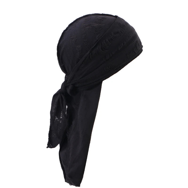 G Style Jersey Durag Unisex Extra Long Tail Head Wrap Cap for Everyday Wear