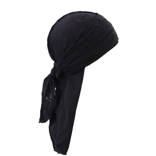 G Style Jersey Durag Unisex Extra Long Tail Head Wrap Cap for Everyday Wear